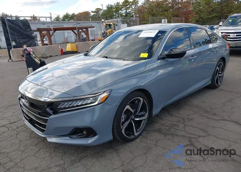 2022 Honda Accord Sport 2.0T из США, поврежденный, VIN 1HGCV2F34NA023490